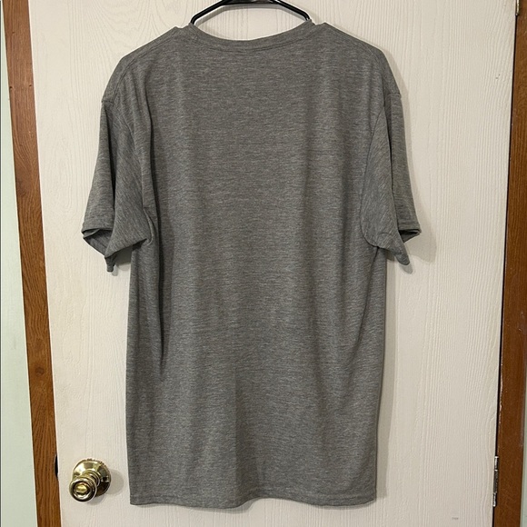 Gray Christmas Graphic T-Shirt - Picture 2 of 5